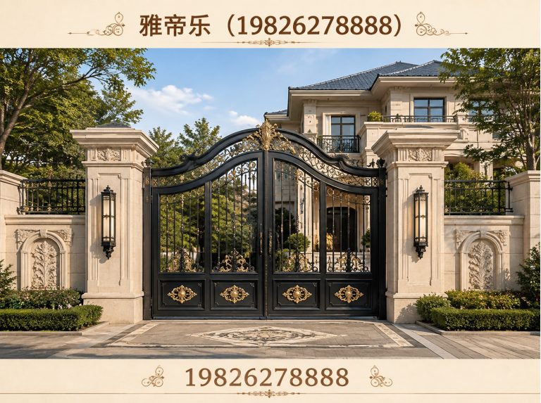 宿城区铸铝大门展示图